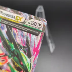 M Rayquaza EX 76/108 Pokemon Roaring Skies Full Art Holo Eng HP 220 2015 - Image 3