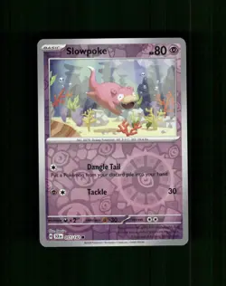 Slowpoke 57/142 Common Stellar Crown Pokemon Reverse Holo Near Mint - Image 1