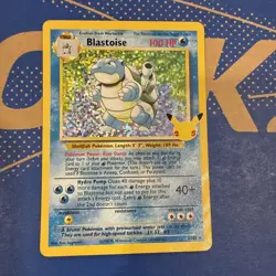 Pokemon Blastoise 2/102 CCC Celebrations: Classic Collection - Image 1