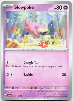 Slowpoke - SV07: Stellar Crown - Pokemon TCG - NM - Image 1