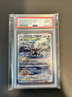 Sword & Shield Crown Zenith Darkrai Vstar GG50/GG70 Galarian Gallery PSA 10 - Image 1