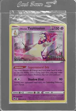 Pokemon TCG Hisuian Typhlosion 052/189 GameStop Promo Astral Radiance Stamped NM - Image 1