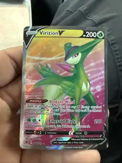 Pokemon TCG - Virizion V 164/189 Near Mint Ultra Rare Astral Radiance - Image 1