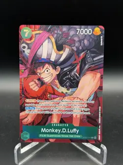 Monkey.D.Luffy (041) (Alternate Art) OP02-041 Paramount War Foil - Image 1