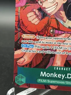 Monkey.D.Luffy (041) (Alternate Art) OP02-041 Paramount War Foil - Image 4