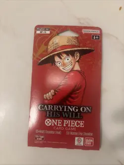 X16 ✅One Piece OP13 Carrying on His Will Sleeved Booster Pack Packs Sealed - Image 2