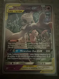Pokemon TCG Mewtwo & Mew GX 71/236 2019 World Championships Tag Team - Image 1