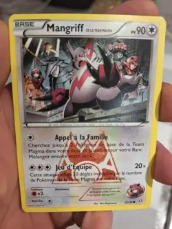 Team Magma’s Zangoose 22/34 Double Crisis 2015 French NM Non-Holo Pokemon TCG - Image 1