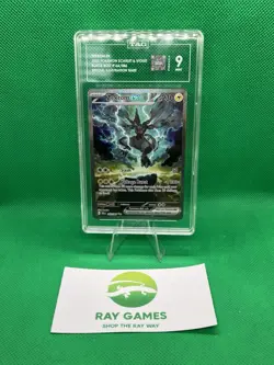 Pokemon TCG Zekrom ex 166/086 SIR Black Bolt Holo Tag 9 Mint - Image 1