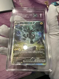 Pokemon TCG Zekrom ex 166/086 SIR Black Bolt Holo Tag 9 Mint - Image 5
