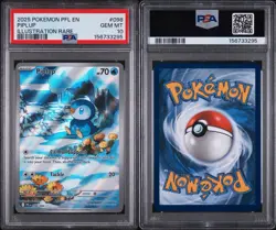 Piplup 098/094 Me02: Phantasmal Flames Holo PSA 10 - Image 3