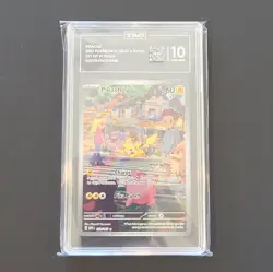 Pokemon SV 151 Pikachu 173/165 Illustration Rare Holo TAG 10 - Image 1