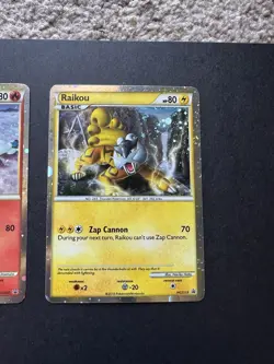 SHINY Raikou, Entei, Suicune PRIME Pokemon Holo Promo - HGSS19 HGSS20 HGSS21 LP - Image 4