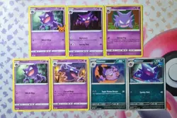 Pokemon Haunter Bundle Sword & Shield Phantasmal Flames Trick Or Trade - Image 1