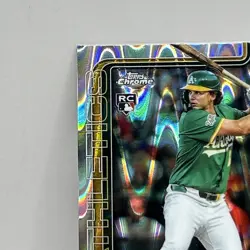 Nick Kurtz Rookie Wave Refractor Insert 2025 Topps Chrome Baseball #USC178 Mint - Image 2
