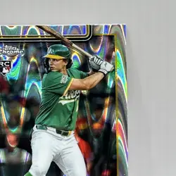 Nick Kurtz Rookie Wave Refractor Insert 2025 Topps Chrome Baseball #USC178 Mint - Image 3