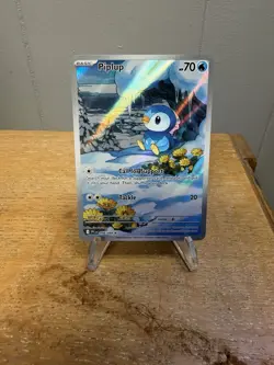 Piplup #98 Pokemon Phantasmal Flames AR NM Pack Fresh - Image 1