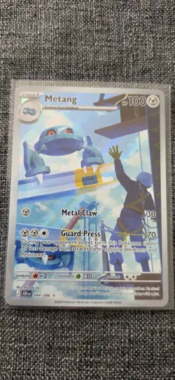 POKEMON - METANG - 094/086 ILLUSTRATION RARE HOLO CHAOS RISING - BRAND NEW - Image 1