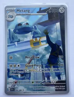 Pokemon TCG Metang 094/086 chaos rising Holo Rare 100 HP - Image 1
