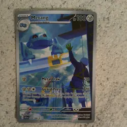 Metang 094/086 Chaos rising Holo Rare Pokemon TCG Card English 2023 HP100 - Image 1