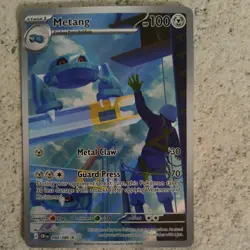 Metang 094/086 Chaos rising Holo Rare Pokemon TCG Card English 2023 HP100 - Image 3