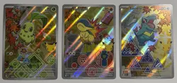 Pokemon TCG First Partner Illustration Collection Series 2 Johto Gen 2 Set - Image 1