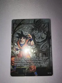 Dragon Ball Super Son Goku Energy Marker E01-05* Gold Foil Card Super Card Game - Image 1