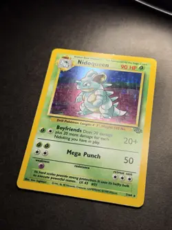 Pokemon TCG Nidoqueen Jungle Holo Card 7/64 Unlimited Rare LP Foil - Image 4