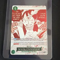 I Know You're Strong... 3rd Anniversary OP13-040 One Piece Promo Cards R NM Eng - Image 1