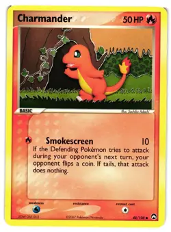 Pokemon TCG Charmander Common Power Keepers 48/108 LP - Image 1