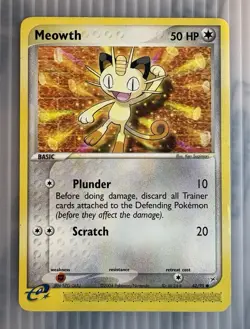 Pokemon TCG Meowth #42/95 Team Magma vs Team Aqua 42/95 ENG Card - Image 1