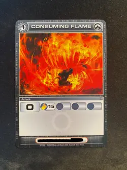 Consuming Flame - Chaotic Card - Alliances Unraveled Attack - Image 1