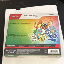 Pokemon TCG First Partner Illustration Collection Series 1 Box 3 Promo + Sticker - Image 4