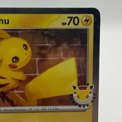 Pikachu 051/162 - Pokemon Day 2026 Stamped 30th Anniversary Cosmos - Near Mint - Image 4