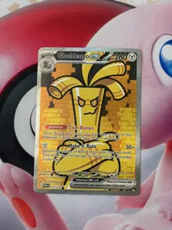 Pokemon Paradox Rift Gholdengo ex 252/182 Special Illustration Rare SIR NM - Image 1