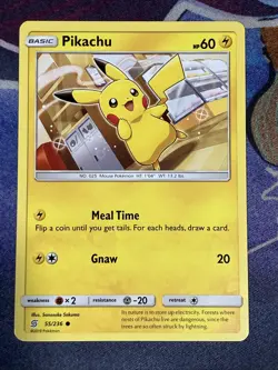 Pokemon 2019 SM11 Unified Minds: Pikachu (55/236) LP - Image 1
