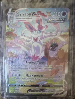 Sylveon VMAX Full Art Holo Secret Rare 212/203 Evolving Skies EN 310 HP - Image 1