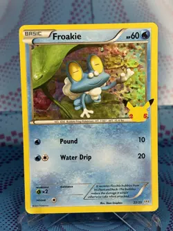 Froakie 22/25 McDonald's 25th Anniversary Pikachu Promos Holo 2021 Pokemon NM - Image 1