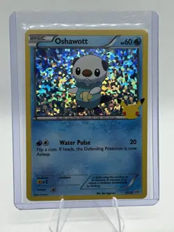 Pokemon TCG Oshawott McDonald's 25th Anniversary 2021 Holo English #21/25 - Image 1