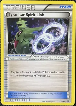 Tyranitar Spirit Link 81/98 XY - Ancient Origins Regular - Pokemon Card - Image 1