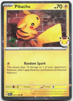 Pikachu Pokemon Day 2026 Cosmo Holo 051/162 NM - Image 1