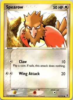 Spearow 81/112 FireRed & LeafGreen Pokemon TCG NM - Image 1