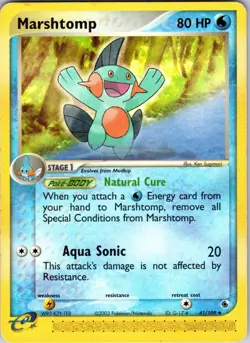 Marshtomp - 41/109 Ruby and Sapphire Pokemon MP Normal - Image 1