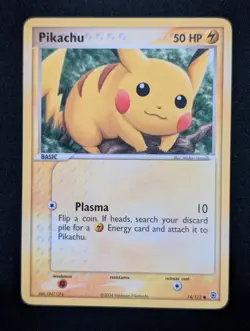 Pikachu 74/112 FireRed & LeafGreen Pokemon LP - Image 1