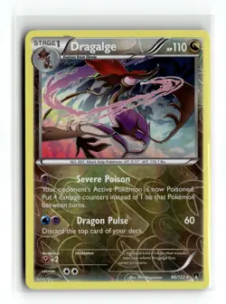Dragalge 86/122 Holo Rare XY - BREAKpoint Reverse Holofoil Pokemon NM - Image 1