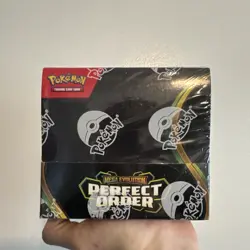 Pokemon TCG: Perfect Order Factory Sealed Booster Box item is in hand - Image 1
