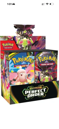 Pokemon TCG: Perfect Order Factory Sealed Booster Box item is in hand - Image 2