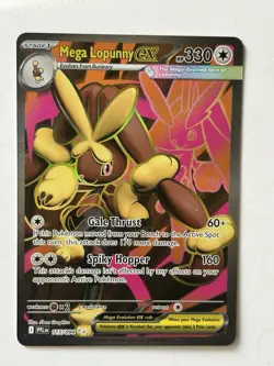 Pokemon TCG Mega Lopunny EX 115/094 Me02 Phantasmal Flames Ultra Rare Holo - Image 1