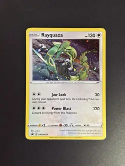 Pokemon Company Pokemon TCG Rayquaza SWSH Promo Holo SWSH029 Basic HP130 - Image 3