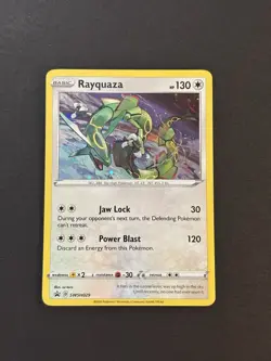 Pokemon Company Pokemon TCG Rayquaza SWSH Promo Holo SWSH029 Basic HP130 - Image 4